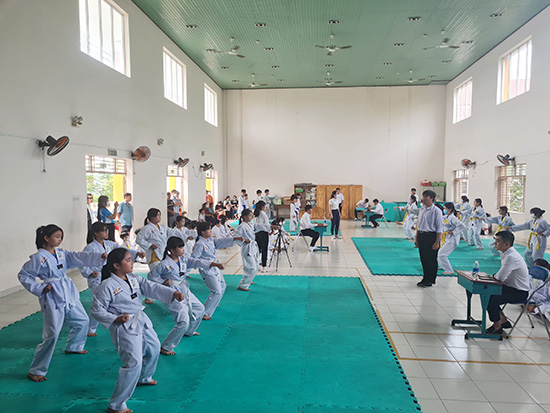 Kỳ thi thăng cấp đai bộ môn Taekwondo năm 2022 - Nhà Thiếu nhi Huyện Củ Chi