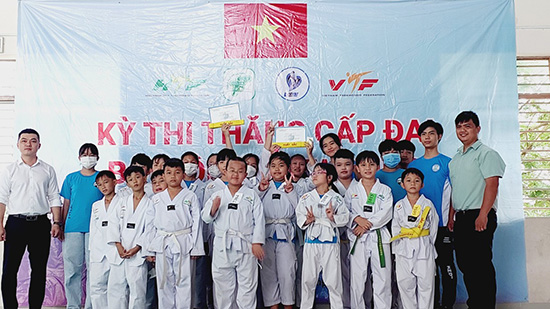 Kỳ thi thăng cấp đai bộ môn Taekwondo năm 2022 - Nhà Thiếu nhi Huyện Củ Chi