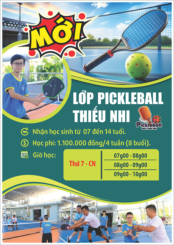 Lịch khai giảng khóa 03.2025 Lớp năng khiếu Nhà Thiếu nhi Tp. Hồ Chí Minh