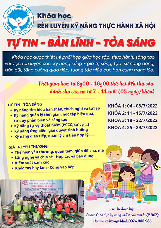 Trại hè 2022 - Trải nghiệm - Rèn luyện - Khám phá - Chinh phục