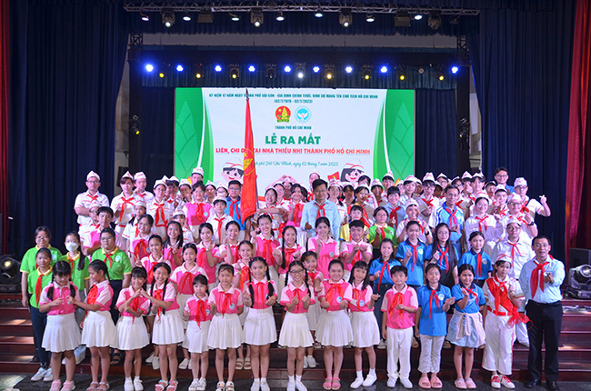 Lễ ra mắt Liên đội, Chi đội Nhà Thiếu nhi TP. Hồ Chí Minh