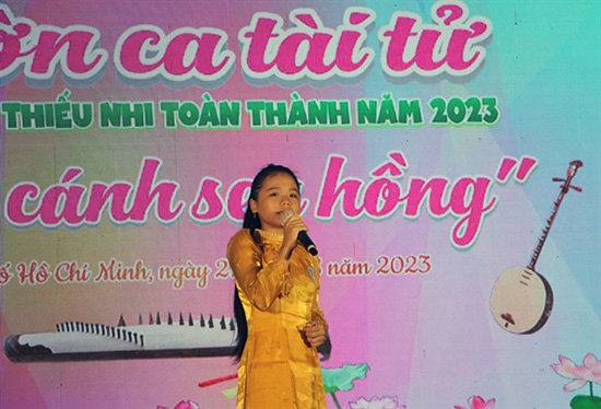 Liên hoan Đờn ca tài tử thiếu nhi toàn thành Giải Cánh sen hồng năm 2023