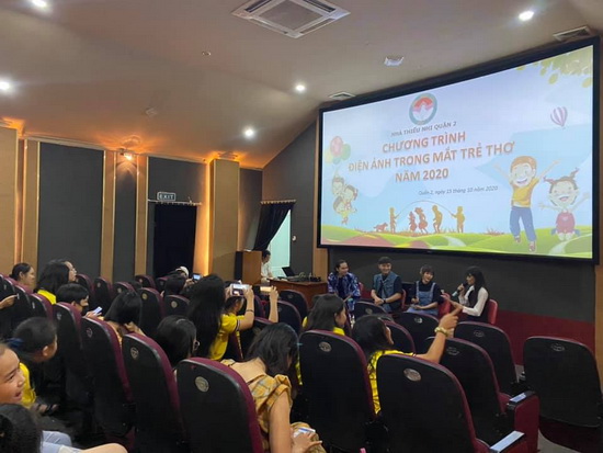 Chương trình Điện ảnh trong mắt trẻ thơ - Nhà Thiếu nhi Quận 2
