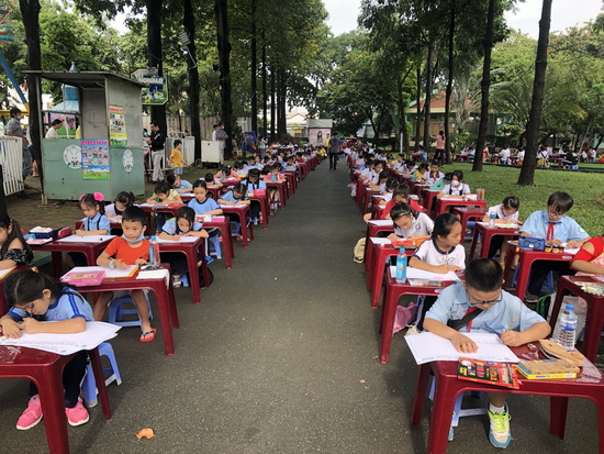 Hội thi Nhành cọ non - Nhà Thiếu nhi Quận Thủ Đức