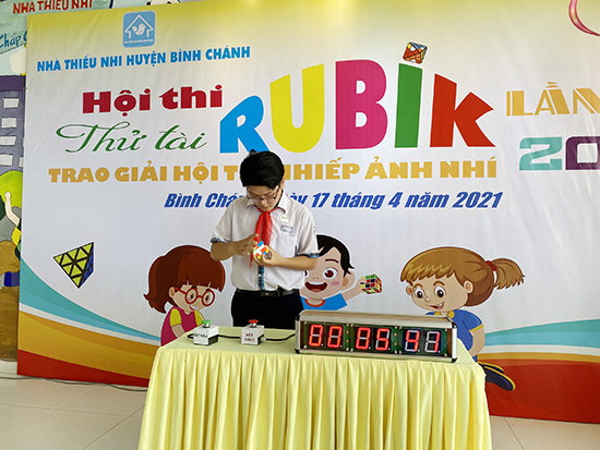 Hội thi Thử tài Rubik - Nhà Thiếu nhi Huyện Bình Chánh