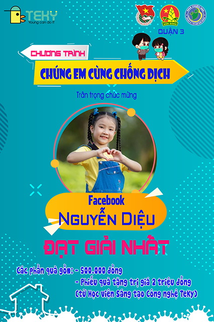 Chương trình Chúng em cùng chống dịch - Nhà Thiếu nhi Quận 3