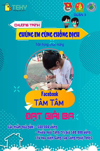 Chương trình Chúng em cùng chống dịch - Nhà Thiếu nhi Quận 3