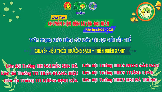 Liên Hoan Chuyên hiệu Rèn luyện Đội viên trực tuyến - Nhà Thiếu nhi Quận 3