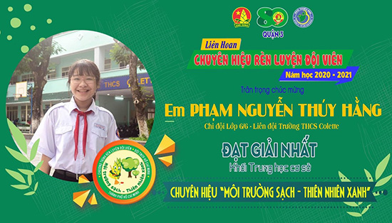 Liên Hoan Chuyên hiệu Rèn luyện Đội viên trực tuyến - Nhà Thiếu nhi Quận 3
