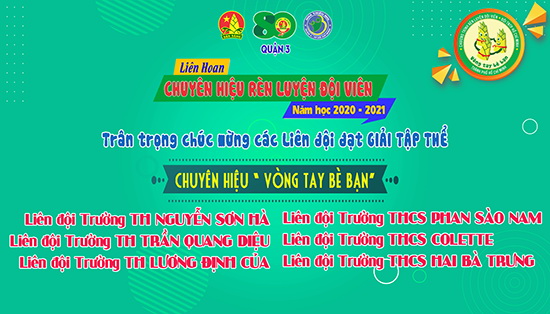 Liên Hoan Chuyên hiệu Rèn luyện Đội viên trực tuyến - Nhà Thiếu nhi Quận 3