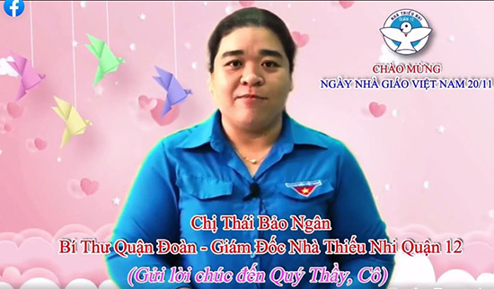 Chương trình trực tuyến 20/11 - Nhà Thiếu nhi Quận 12