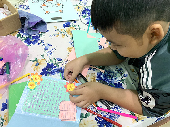 Hội thi làm thiệp 20.11 - Nhà Thiếu nhi Huyện Cần Giờ