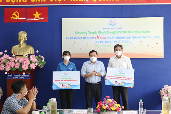 Chương trình phát động đợt thi đua cao điểm - Nhà Thiếu nhi Thành phố Thủ Đức