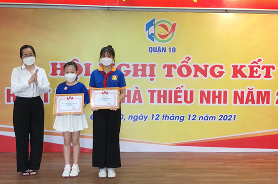 Hội nghị tổng kết và Trao học bổng Nụ cười hồng - Nhà Thiếu nhi Quận 10