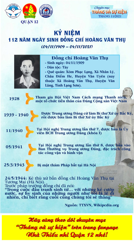 Chuyên mục Tháng và sự kiện - Nhà Thiếu nhi Quận 12