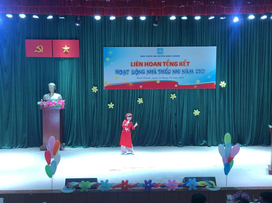 Tổng kết hoạt động năm 2021 và Tổ chức các hoạt động vui chơi Tết - Nhà Thiếu nhi Huyện Bình Chánh