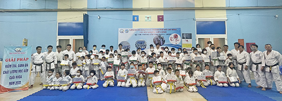 Hoạt động thi lên đai võ Karatedo Quý 1.2022 - Nhà Thiếu nhi Quận 7