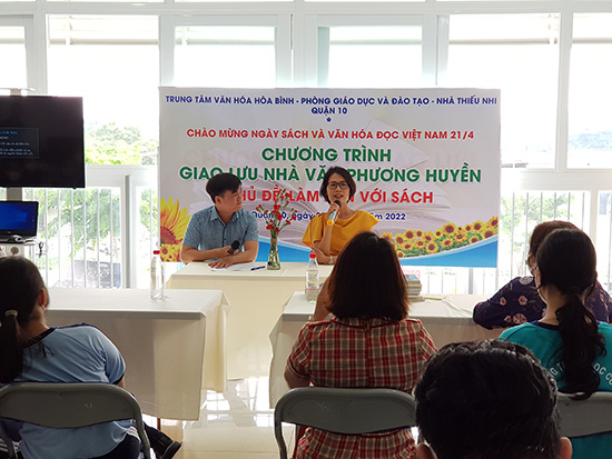 Chương trình giao lưu Nhà văn Phương Huyền - Nhà Thiếu nhi Quận 10
