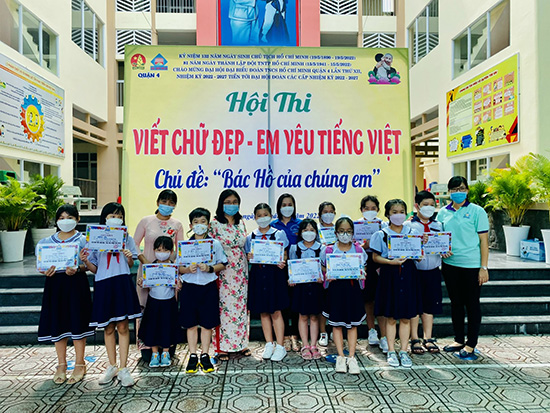 Hội thi Viết chữ đẹp năm 2022 - Nhà Thiếu nhi Quận 4