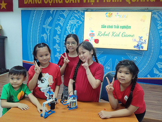 Sân chơi trải nghiệm Robot kid game - Nhà Thiếu nhi Quận 10