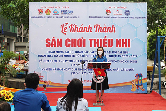 Khánh thành Sân chơi Thiếu nhi - Nhà Thiếu nhi Quận 4