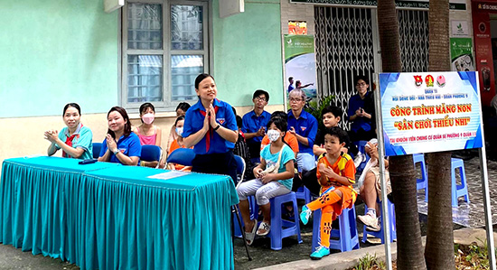 Lễ khánh thành Công trình Măng non - sân chơi Thiếu nhi - Nhà Thiếu nhi Quận 11