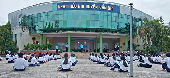 Hội thi Chỉ huy Đội giỏi năm 2022 - Nhà Thiếu nhi Huyện Cần Giờ