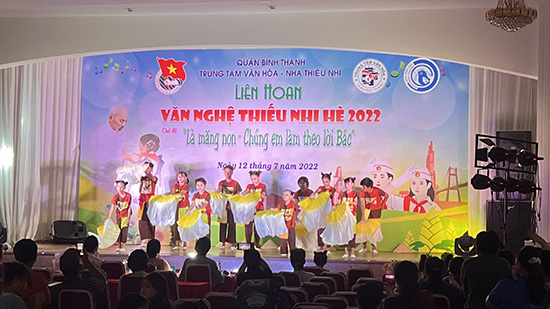 Liên hoan văn nghệ Tiếng hát chim họa mi năm 2022 - Nhà Thiếu nhi Quận Bình Thạnh