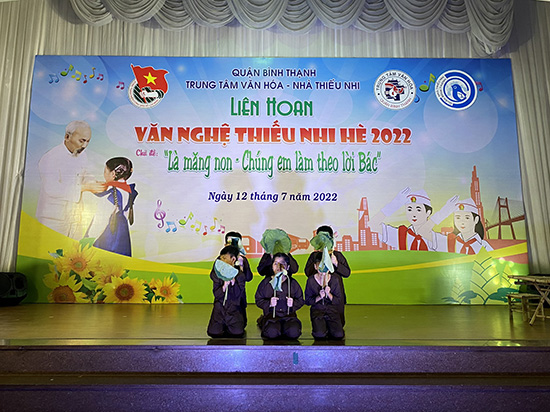 Liên hoan văn nghệ Tiếng hát chim họa mi năm 2022 - Nhà Thiếu nhi Quận Bình Thạnh