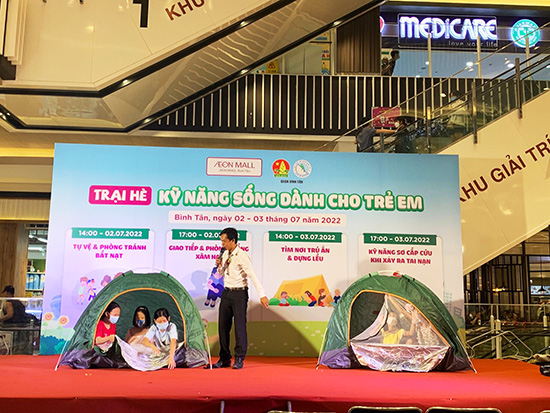 Tổ chức Trại hè kỹ năng sống năm 2022 - Nhà Thiếu nhi Quận Bình Tân