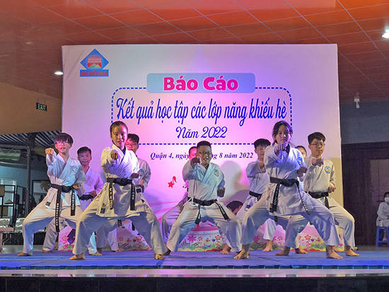 Báo cáo tổng kết lớp năng khiếu hè 2022 - Nhà Thiếu nhi Quận 4