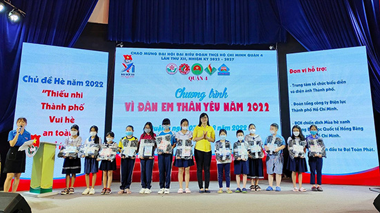 Chương trình Vì đàn em thân yêu năm 2022 - Nhà Thiếu nhi Quận 4