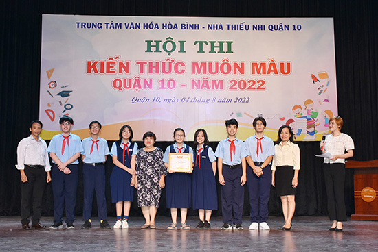 Hội thi Kiến thức muôn màu năm 2022 - Nhà Thiếu nhi Quận 10