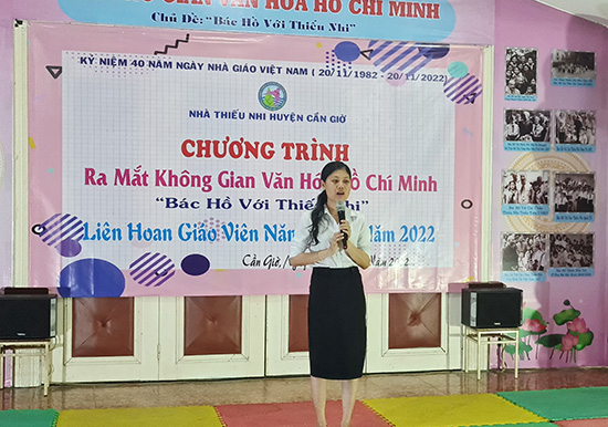 Hoạt động chào mừng ngày 20/11 - Nhà Thiếu nhi Huyện Cần Giờ