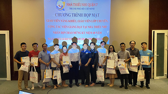 Hoạt động chào mừng ngày 20/11 - Nhà Thiếu nhi Quận 7