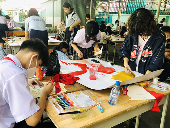 Hội thi thiết kế báo tường - Nhà Thiếu nhi Quận Bình Tân