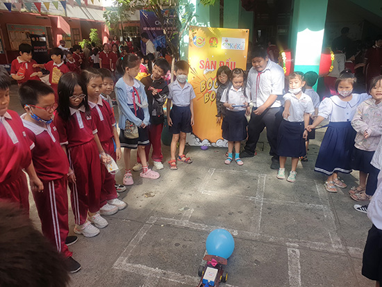 Giờ ra chơi trải nghiệm sáng tạo Khoa học và công nghệ - Nhà Thiếu nhi Quận 10