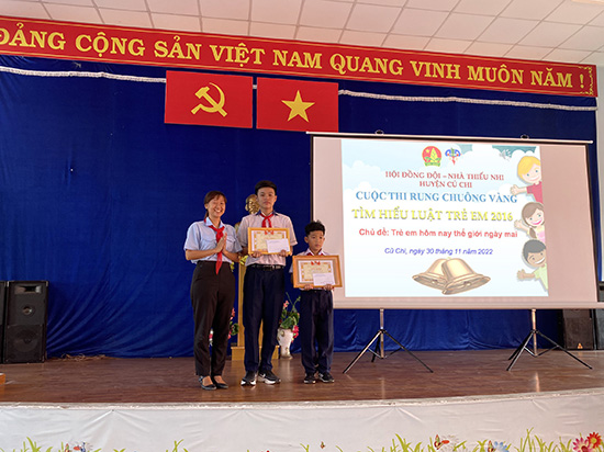 Cuộc thi tìm hiểu luật trẻ em - Nhà Thiếu nhi Huyện Củ Chi