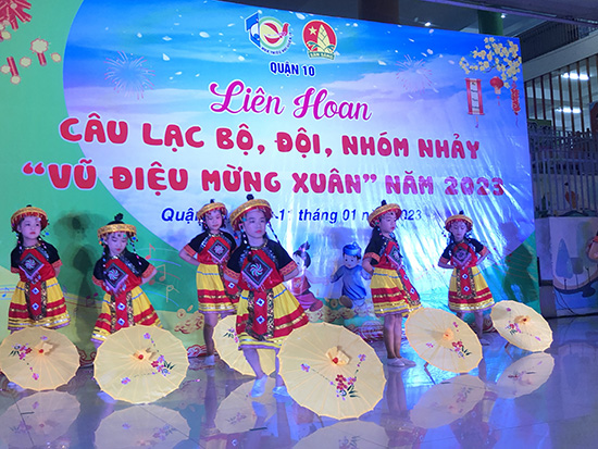 Liên hoan Vũ điệu mừng Xuân - Nhà Thiếu nhi Quận 10