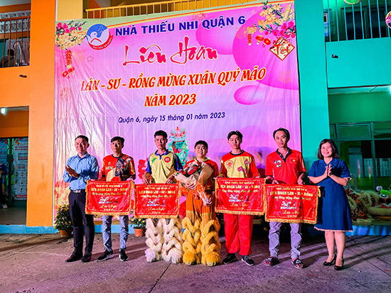 Liên hoan Lân Sư Rồng Mừng Đảng - Mừng Xuân năm 2023 - Nhà Thiếu nhi Quận 6