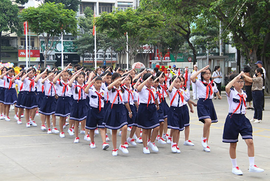 Hội thi nghi thức Đội và Trống kèn Đội ta năm 2022 - Nhà Thiếu nhi Quận 4