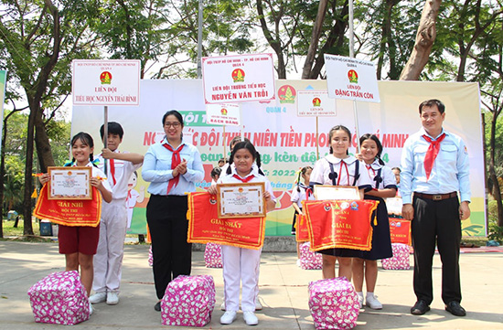 Hội thi nghi thức Đội và Trống kèn Đội ta năm 2022 - Nhà Thiếu nhi Quận 4