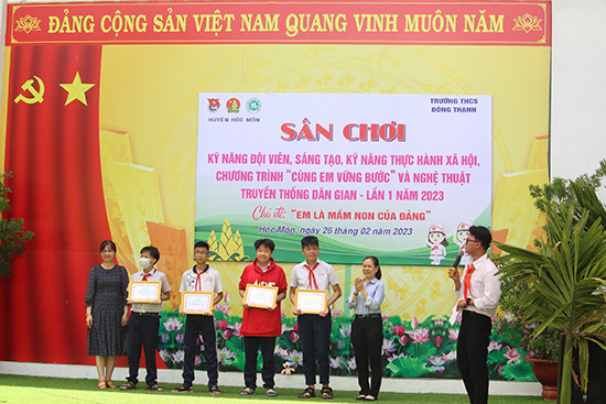 Sân chơi Kỹ năng đội viên năm 2023 - Nhà Thiếu nhi Huyện Hóc Môn