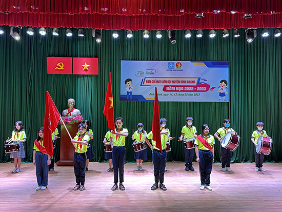 Tập huấn Ban chỉ huy Liên đội năm học 2022 - 2023 - Nhà Thiếu nhi Huyện Bình Chánh