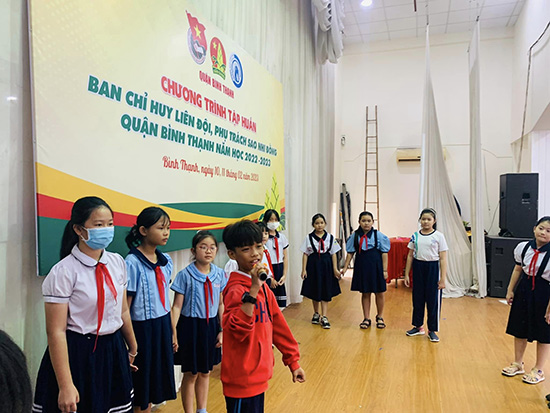 Tập huấn Ban chỉ huy Liên đội năm học 2022 - 2023 - Nhà Thiếu nhi Bình Thạnh