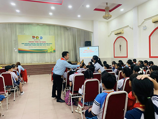 Tập huấn Ban chỉ huy Liên đội năm học 2022 - 2023 - Nhà Thiếu nhi Bình Thạnh