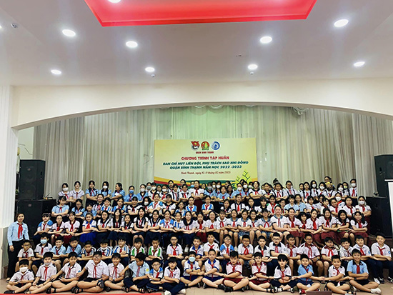 Tập huấn Ban chỉ huy Liên đội năm học 2022 - 2023 - Nhà Thiếu nhi Bình Thạnh