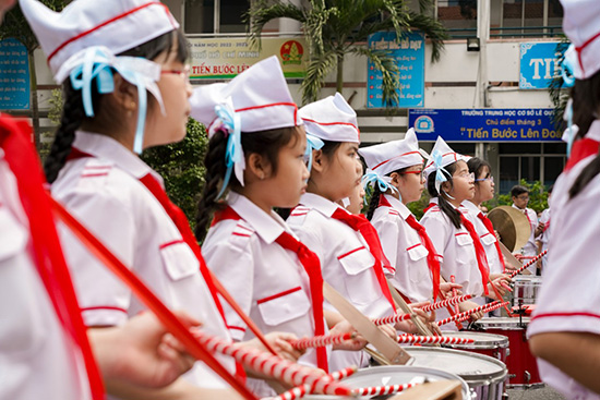 Hội thi nghi thức Đội và liên hoan tiếng kèn Đội ta Quận 3 năm học 2022 - 2023 - Nhà Thiếu nhi Quận 3