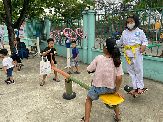 Công trình sân chơi thiếu nhi - Nhà Thiếu nhi Quận 12