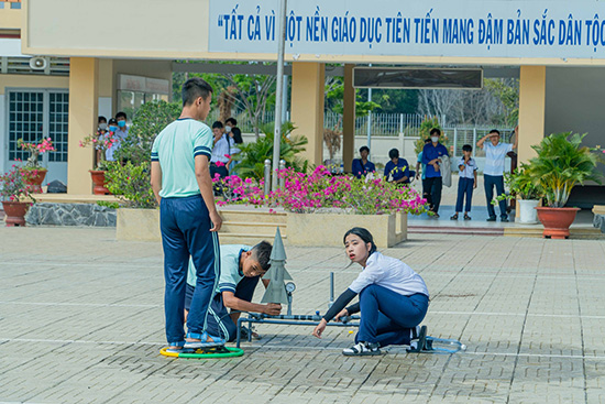 Hội thi tên lửa nước năm 2023 - Nhà Thiếu nhi Huyện Cần Giờ